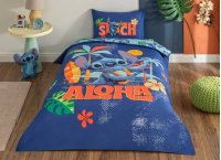 Постельное белье ранфорс TAC - Disney Stitch Aloha (Turkey), подростковый